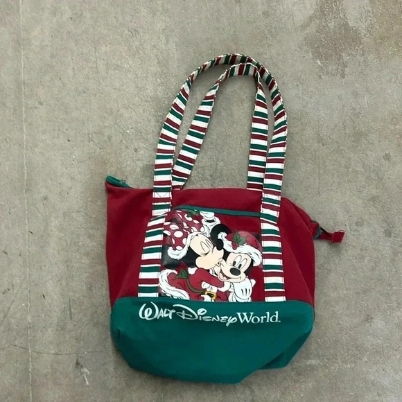 Disney parks mickey minnie  christmas tote - Picture 1 of 6